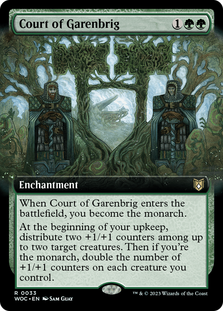 Image of Court of Garenbrig (Extended Art) (WOC-033) - Wilds of Eldraine Commander: (Extended Art)