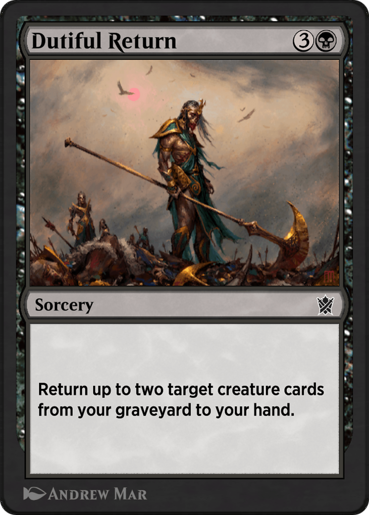 Image of Dutiful Return (KTK-71Y) - Khans of Tarkir