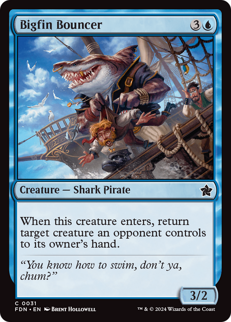 Image of Bigfin Bouncer (FDN-031) - Foundations Foil