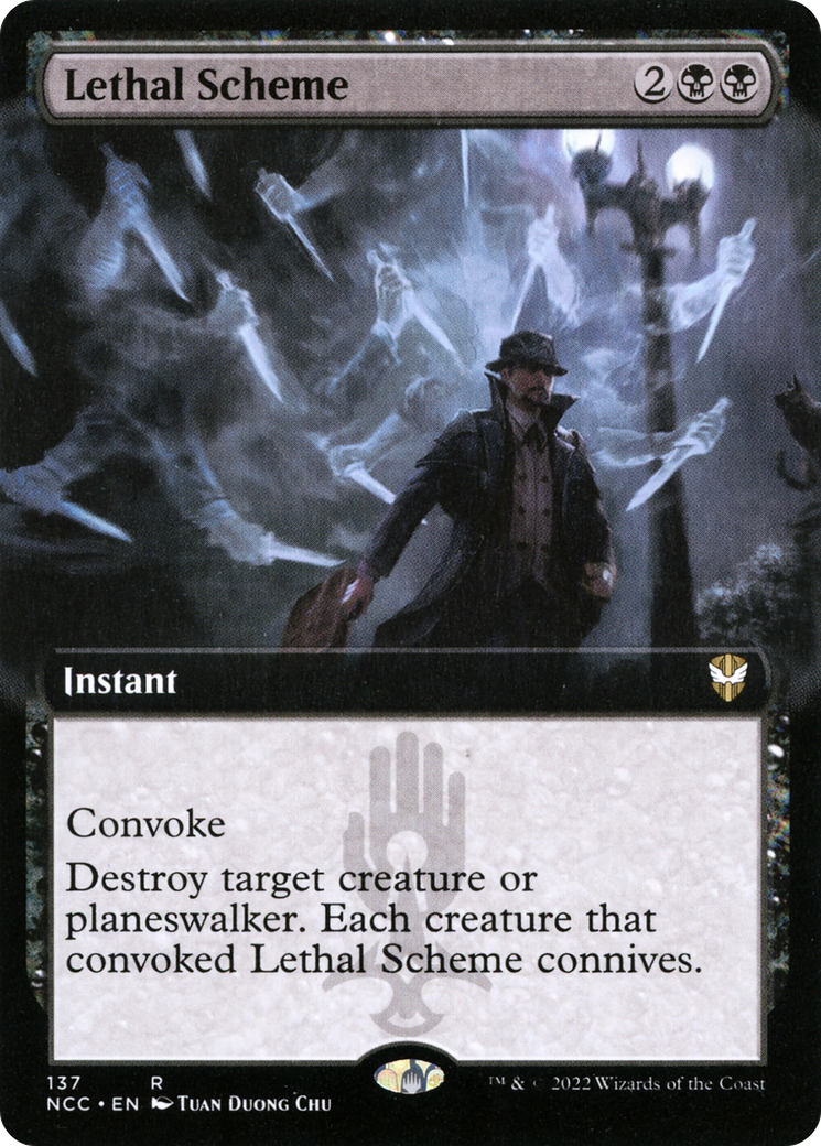 Image of Lethal Scheme (Extended Art) (NCC-137) - New Capenna Commander: (Extended Art)