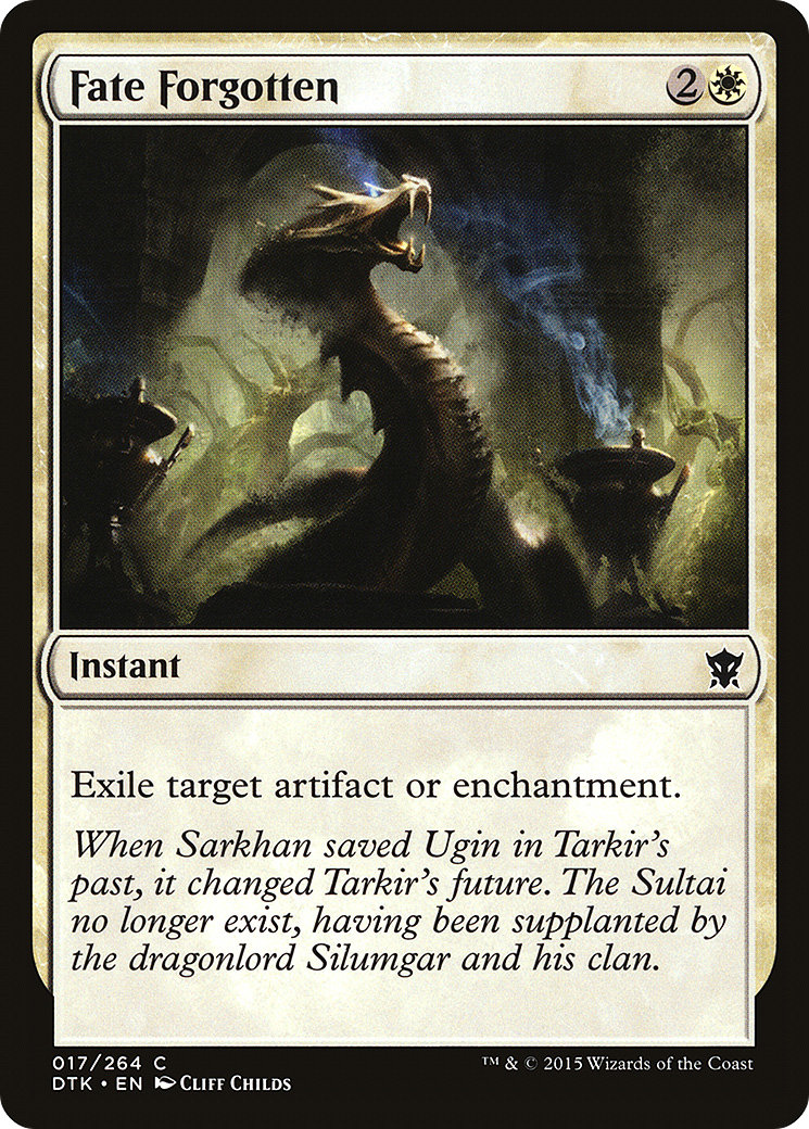 Image of Fate Forgotten (DTK-017) - Dragons of Tarkir Foil
