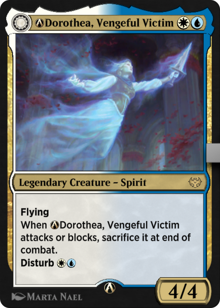 Image of A-Dorothea, Vengeful Victim // A-Dorothea's Retribution (VOW-A-235) - Innistrad: Crimson Vow: (Double Faced Transform)