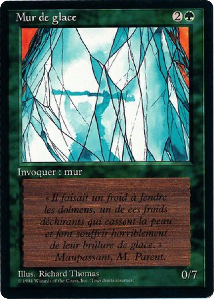 Image of Wall of Ice (FBB-) - Foreign Black Border