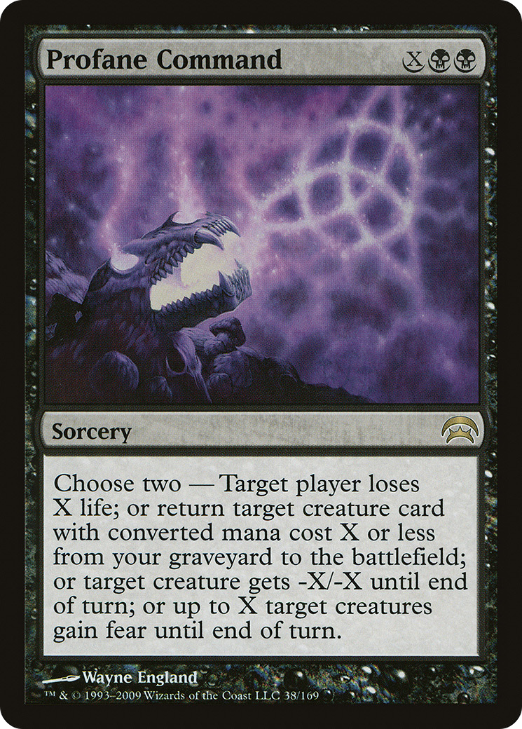 Image of Profane Command (HOP-038) - Planechase