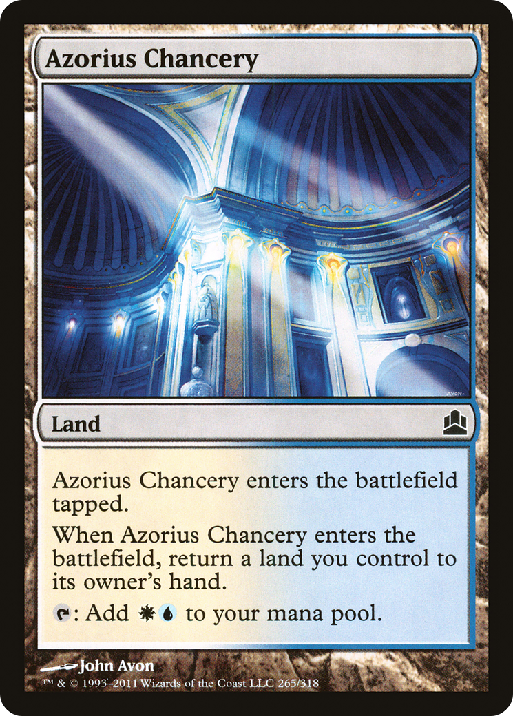 Image of Azorius Chancery (CMD-265) - Commander 2011