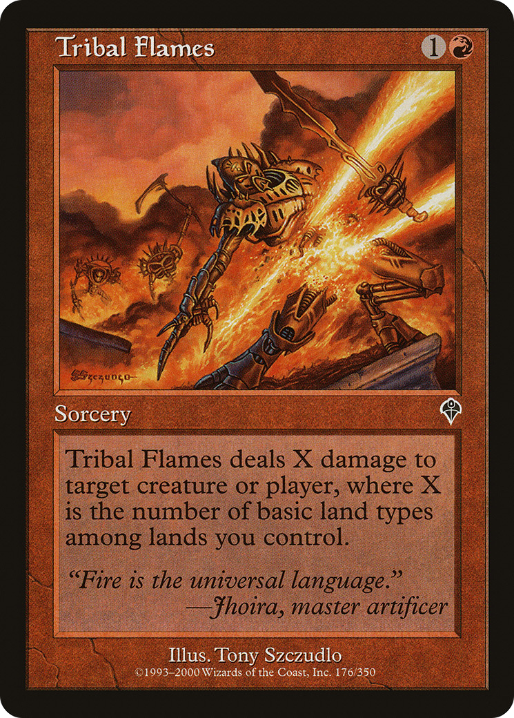 Image of Tribal Flames (INV-176) - Invasion