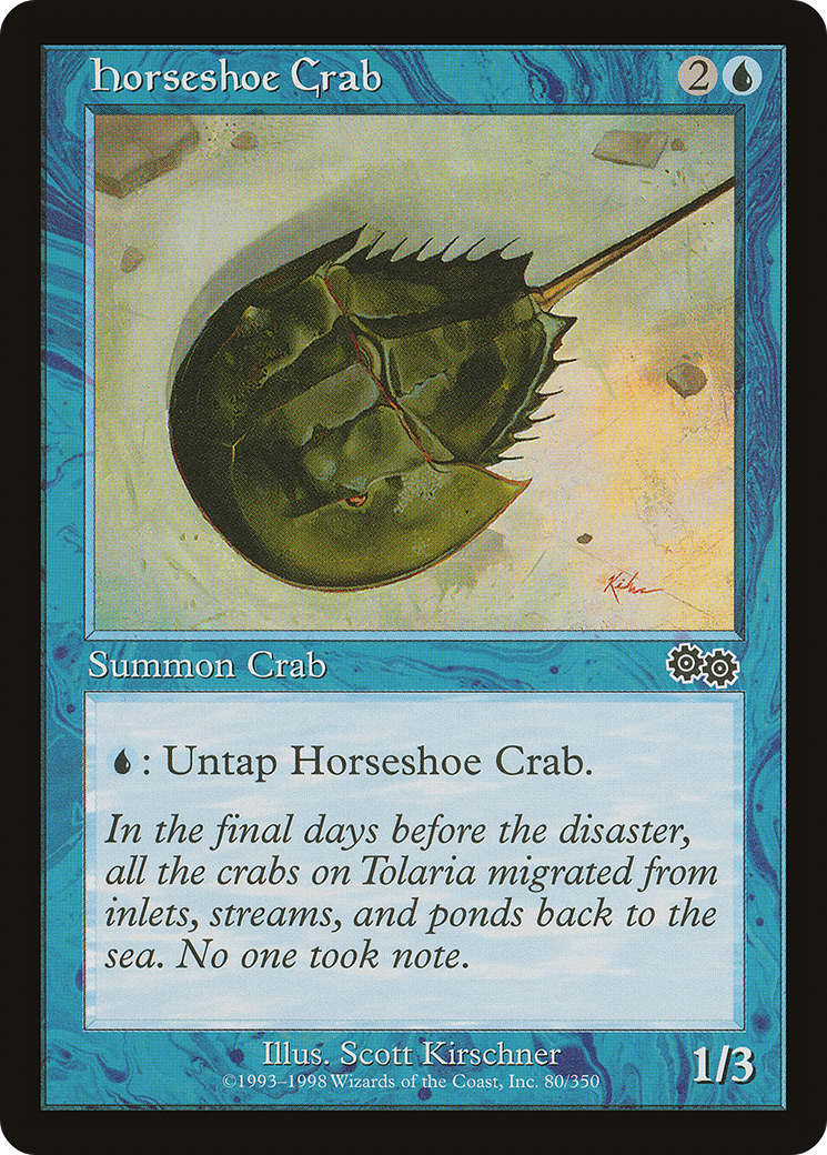 Image of Horseshoe Crab (USG-080) - Urza's Saga