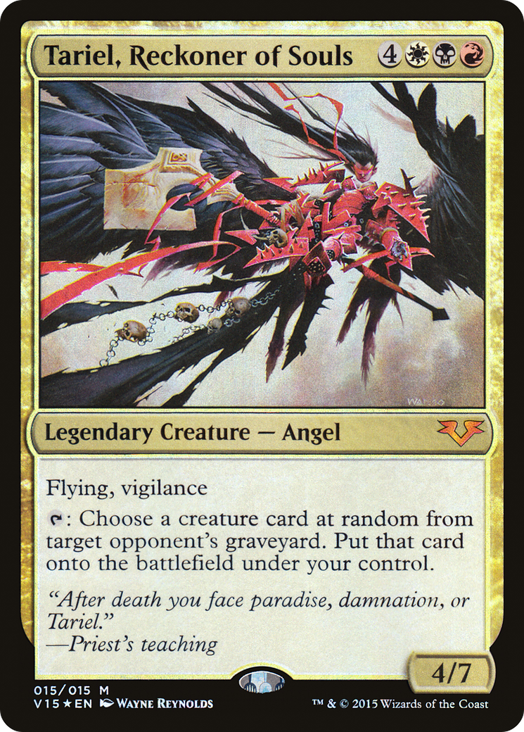 Image of Tariel, Reckoner of Souls (V15-015) - From the Vault: Angels Foil