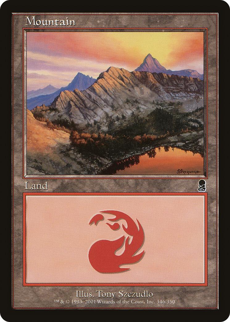 Image of Mountain (346) (ODY-346) - Odyssey Foil