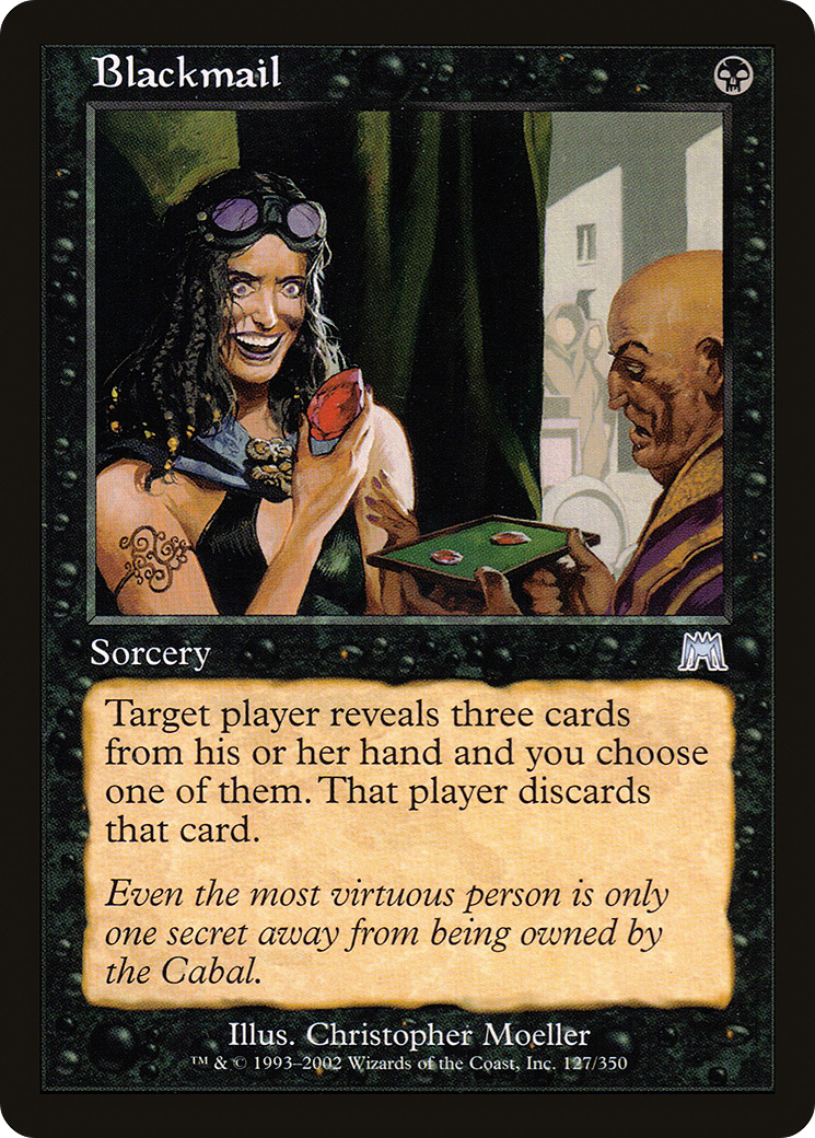 Image of Blackmail (ONS-127) - Onslaught Foil