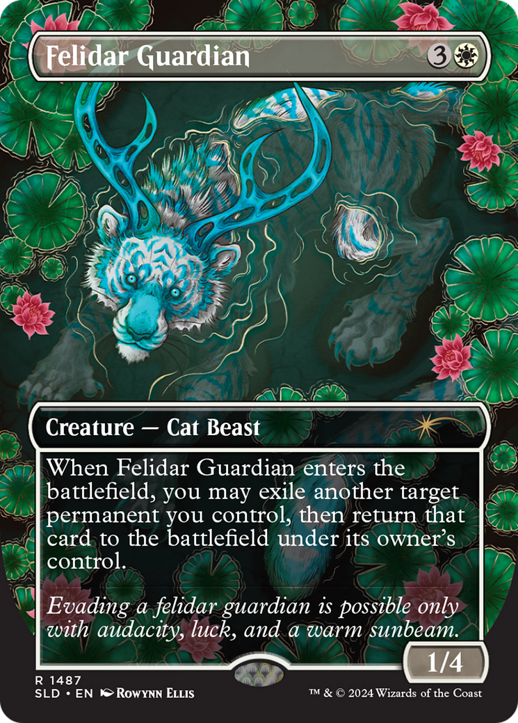 Image of Felidar Guardian (SLD-1487) - Secret Lair Drop (Borderless)