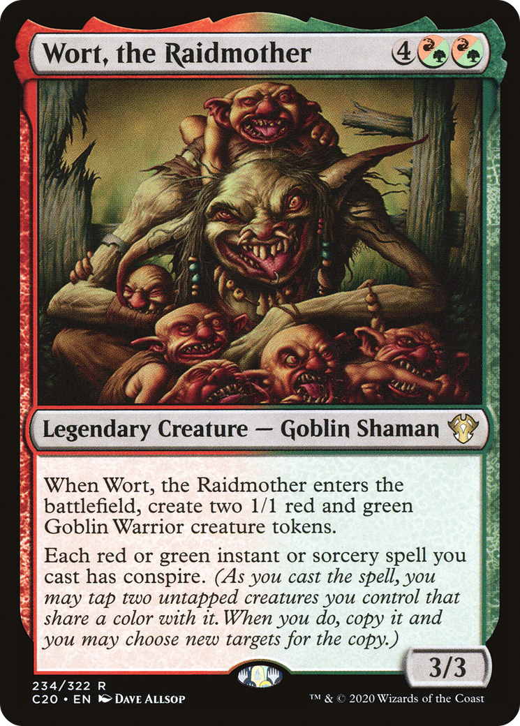 Image of Wort, the Raidmother (C20-234) - Commander 2020