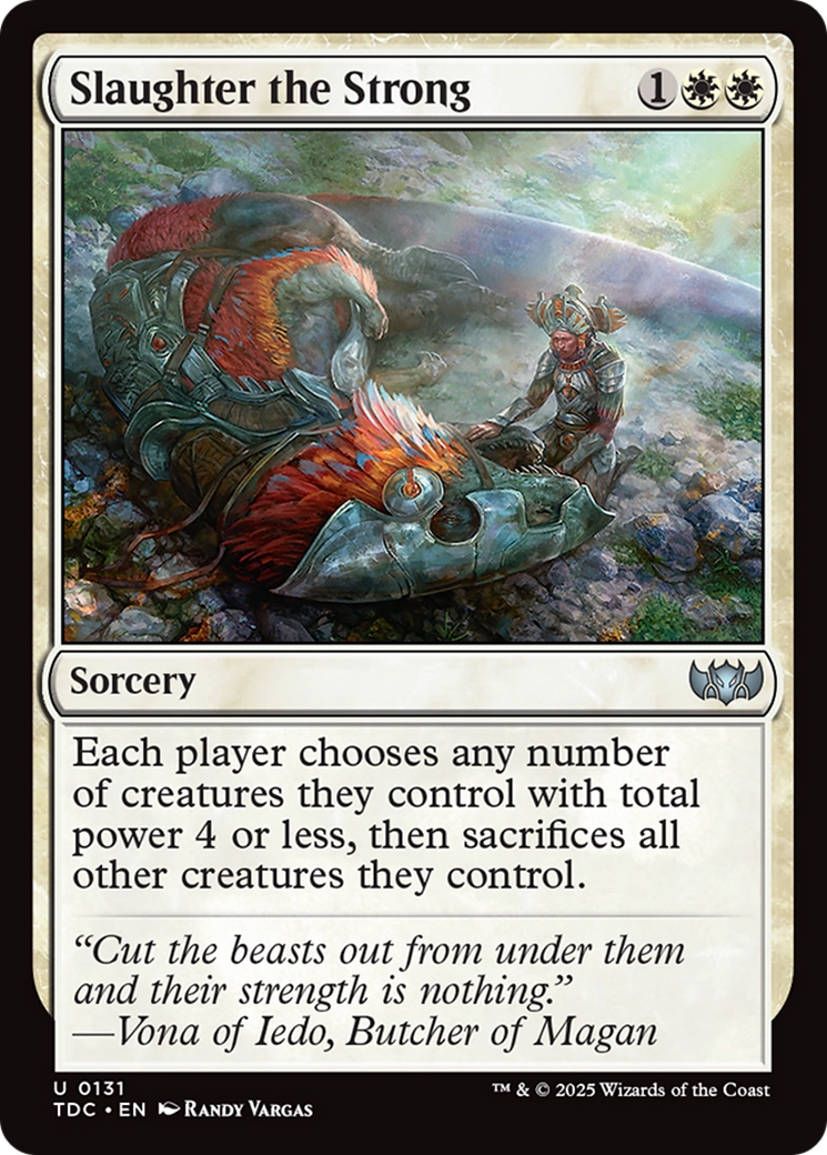 Image of Slaughter the Strong (TDC-131) - Commander: Tarkir: Dragonstorm