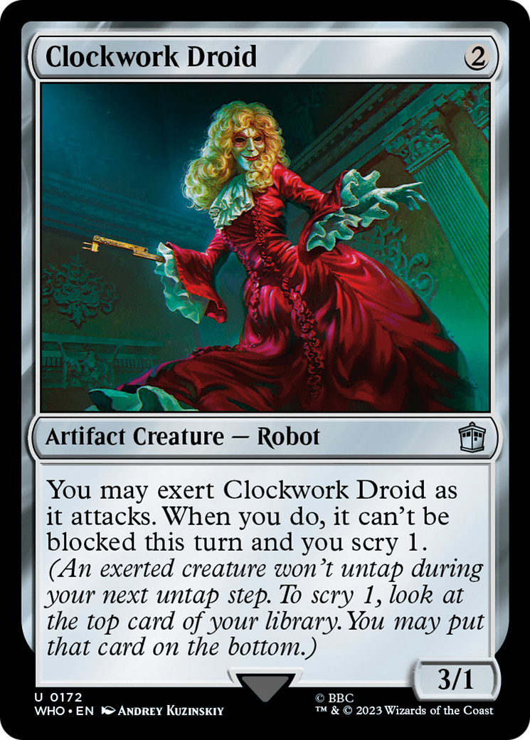 Image of Clockwork Droid (WHO-172) - Doctor Who Foil