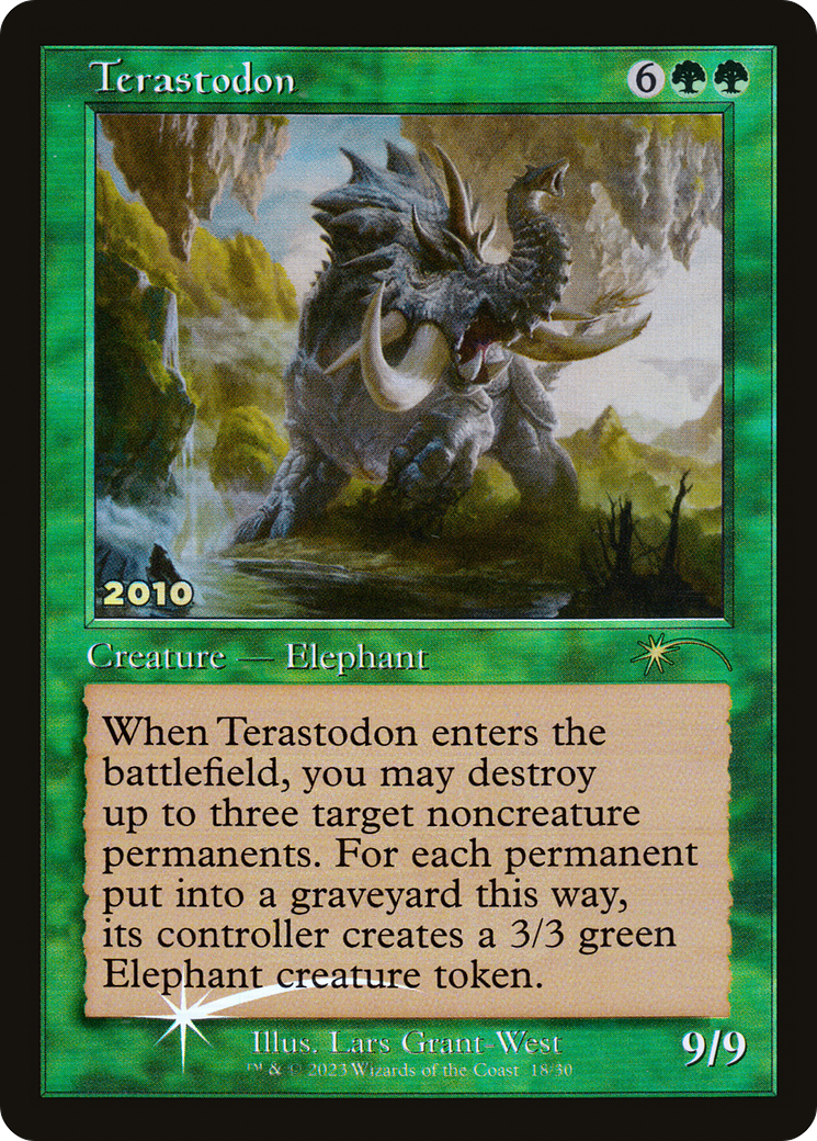 Image of Terastodon (30A-P-018) - 30th Anniversary Play Promos Foil