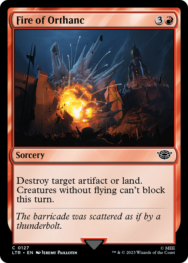 Image of Fire of Orthanc (LTR-127) - The Lord of the Rings: Tales of Middle-earth