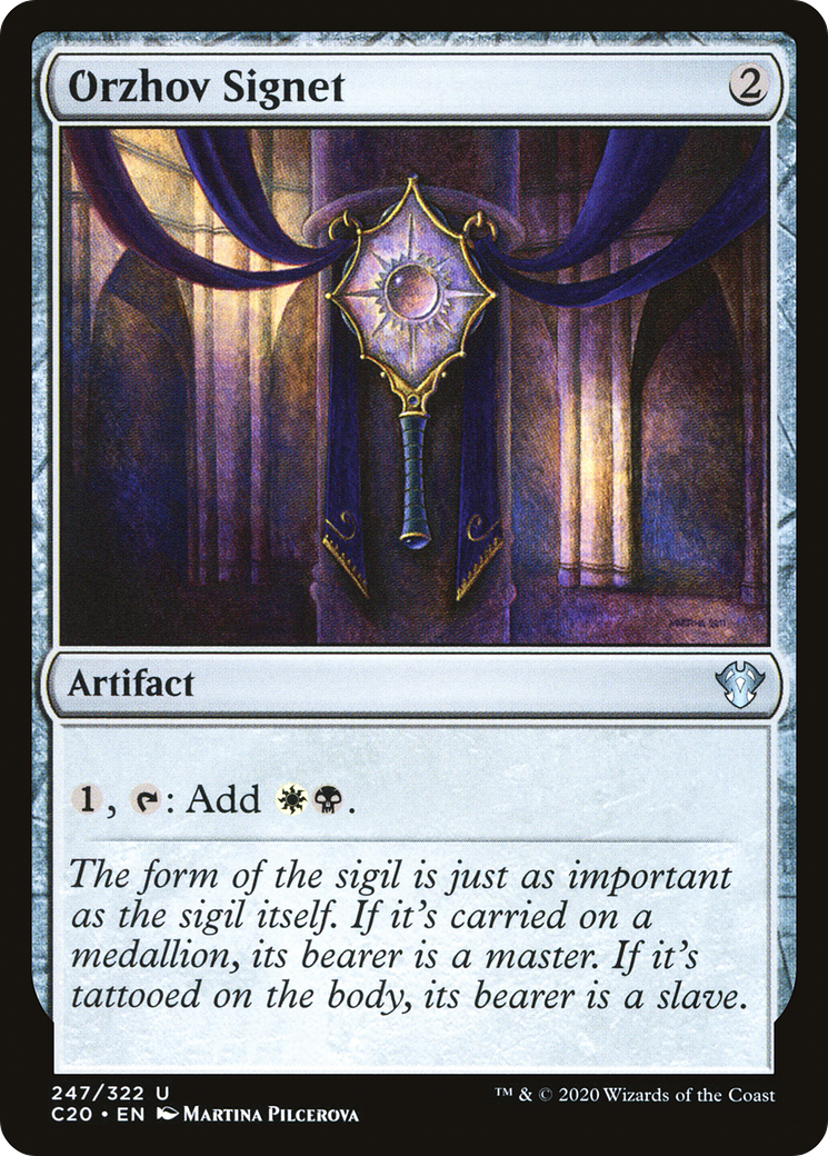 Image of Orzhov Signet (C20-247) - Commander 2020