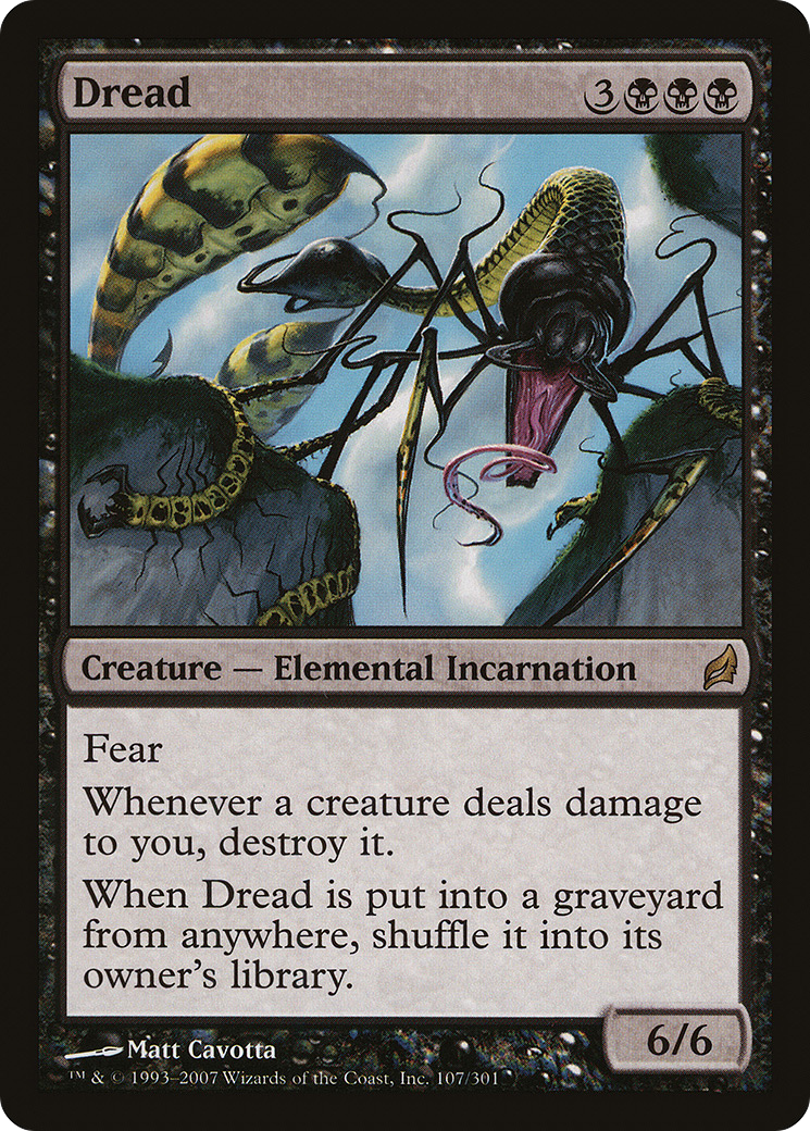 Image of Dread (LRW-107) - Lorwyn