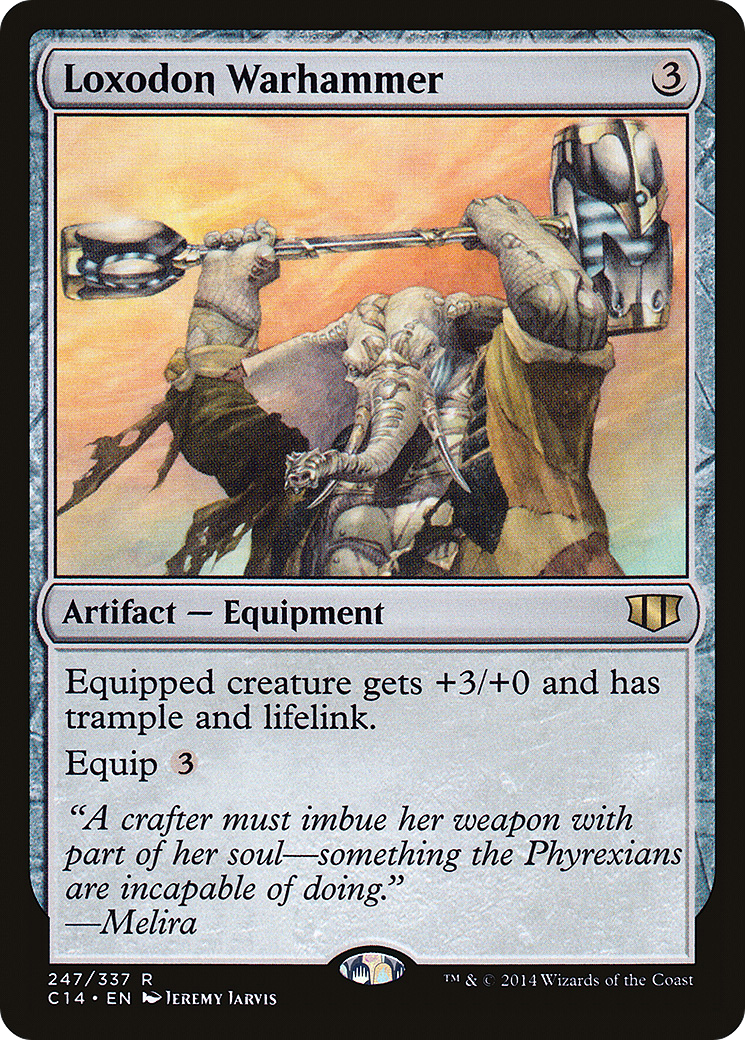 Image of Loxodon Warhammer (C14-247) - Commander 2014