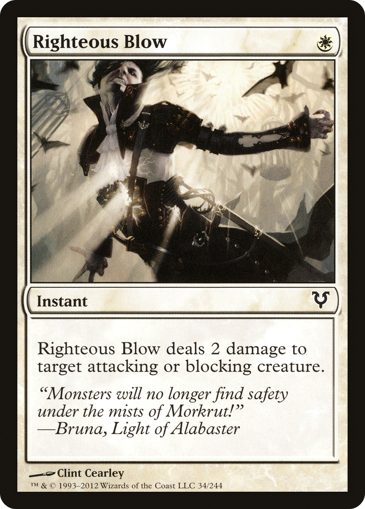 Image of Righteous Blow (AVR-034) - Avacyn Restored