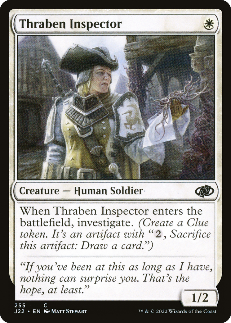 Image of Thraben Inspector (J22-255) - Jumpstart 2022