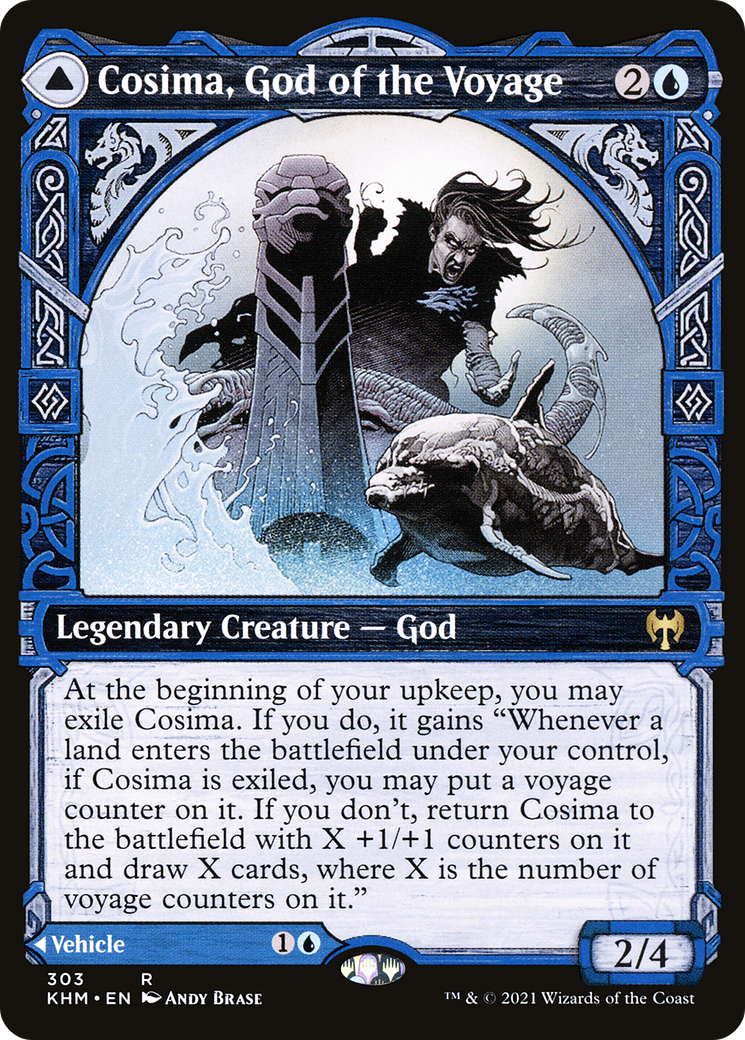Image of Cosima, God of the Voyage (Showcase) (KHM-303) - Kaldheim: (Showcase) Foil