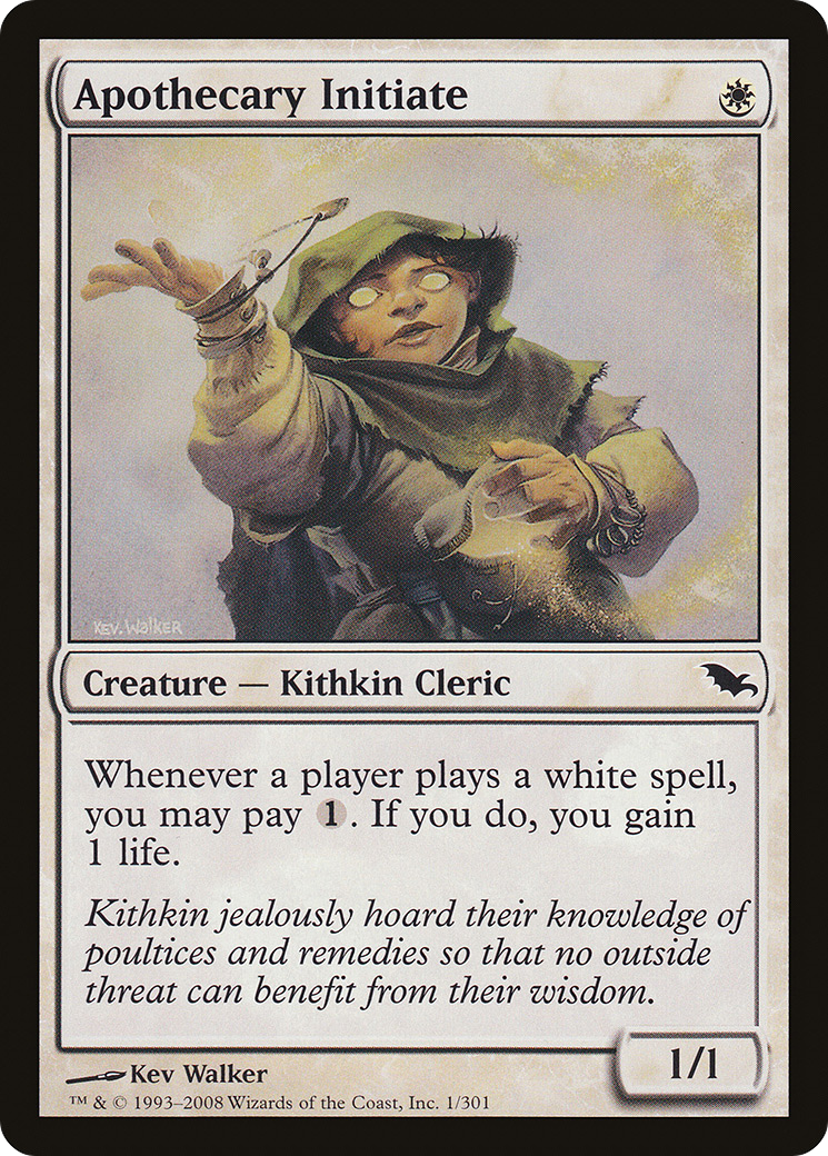 Image of Apothecary Initiate (SHM-001) - Shadowmoor Foil