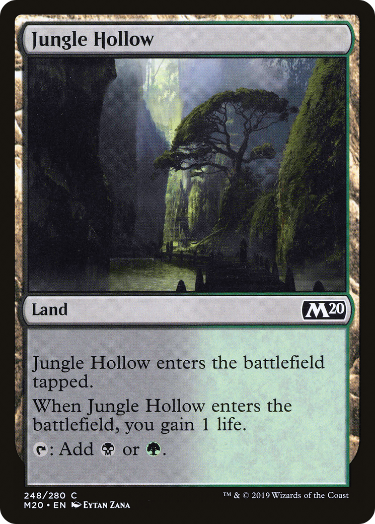 Image of Jungle Hollow (M20-248) - Core Set 2020 Foil