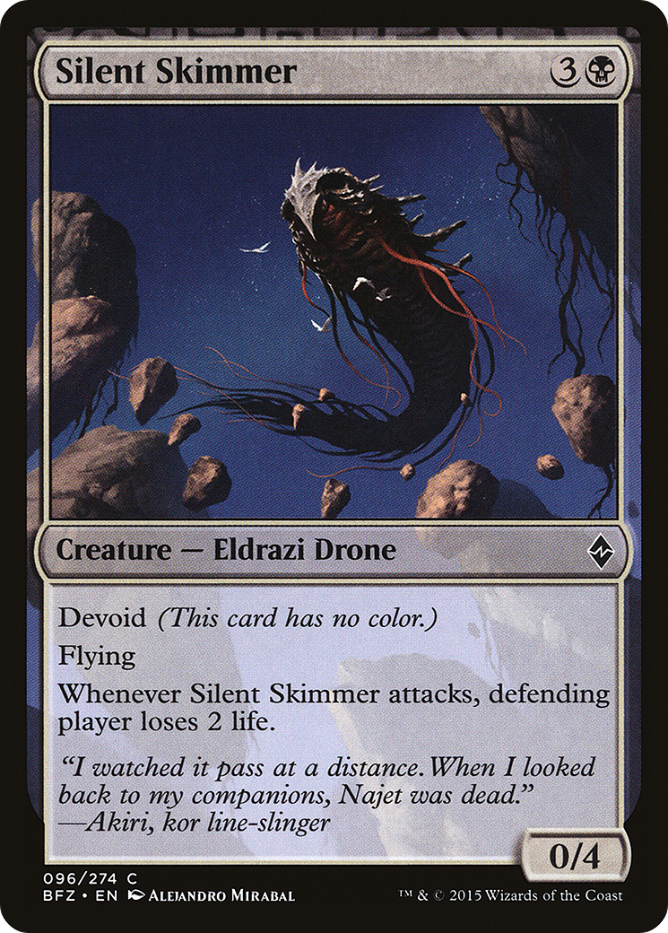Image of Silent Skimmer (BFZ-096) - Battle for Zendikar: (devoid) Foil