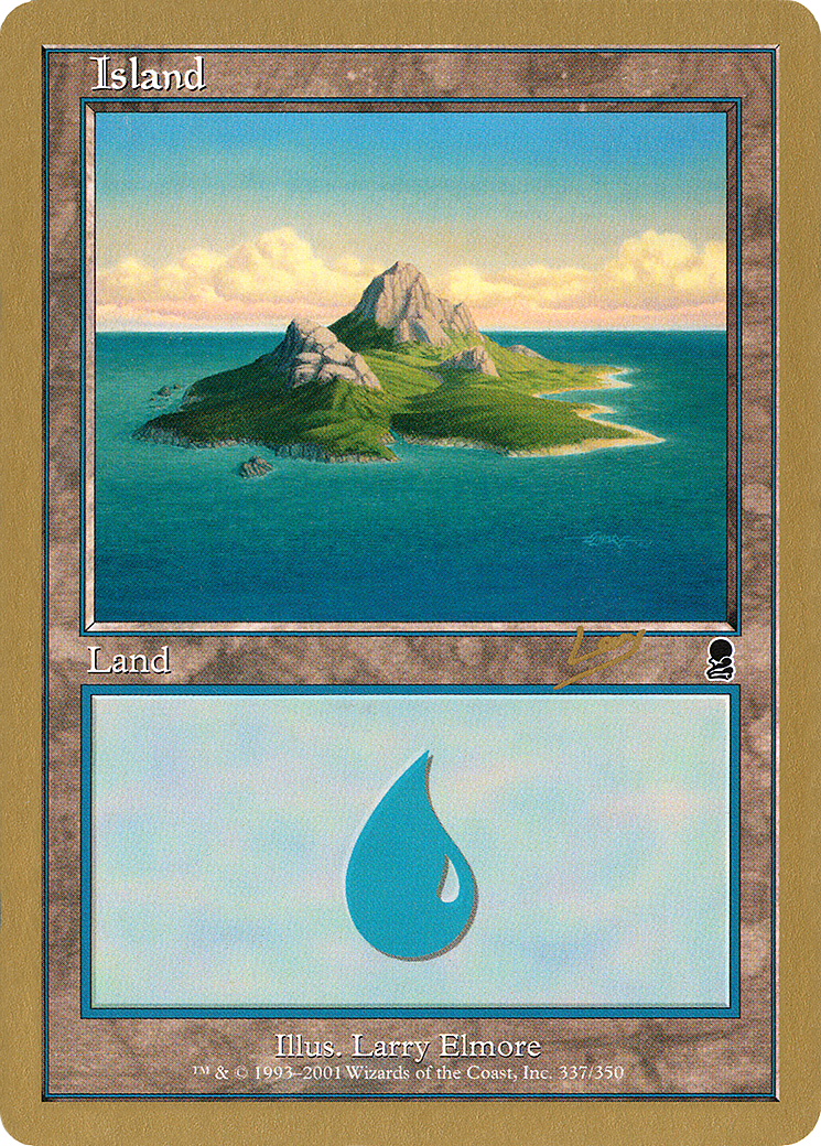 Image of Island (337) - 2002 Raphael Levy (ODY) (WCD-) - World Championship Decks 2002