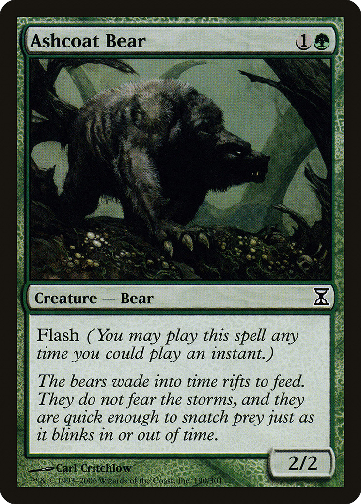 Image of Ashcoat Bear (TSP-190) - Time Spiral