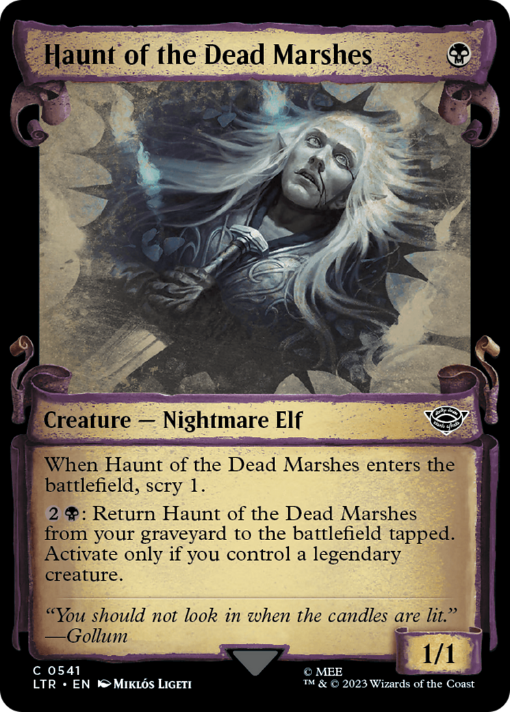 Image of Haunt of the Dead Marshes (Showcase Scrolls) (LTR-541) - The Lord of the Rings: Tales of Middle-earth: (Showcase)