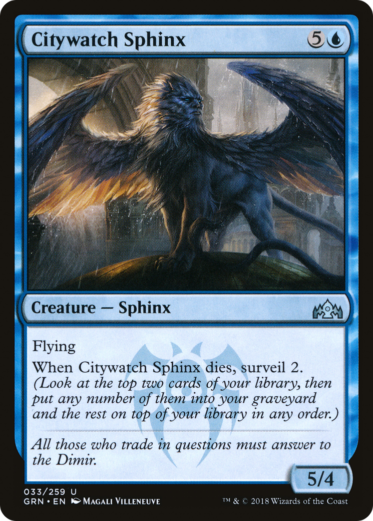 Image of Citywatch Sphinx (GRN-033) - Guilds of Ravnica