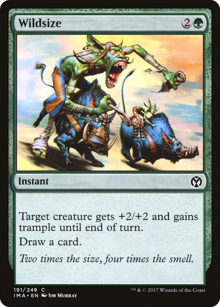 Image of Wildsize (IMA-191) - Iconic Masters Foil