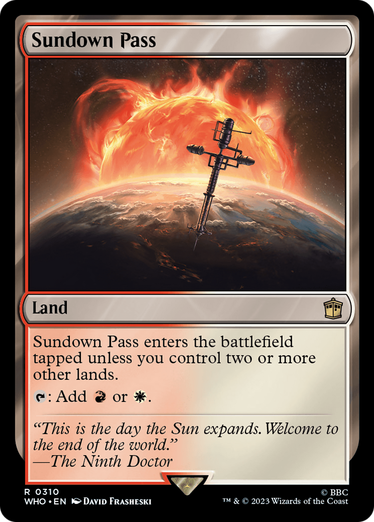 Image of Sundown Pass (WHO-310) - Doctor Who