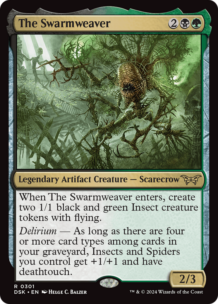 Image of The Swarmweaver (0301) (DSK-301) - Duskmourn: House of Horror