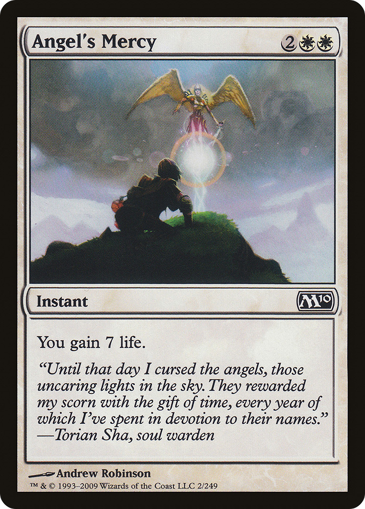 Image of Angel's Mercy (M10-002) - Magic 2010 Foil