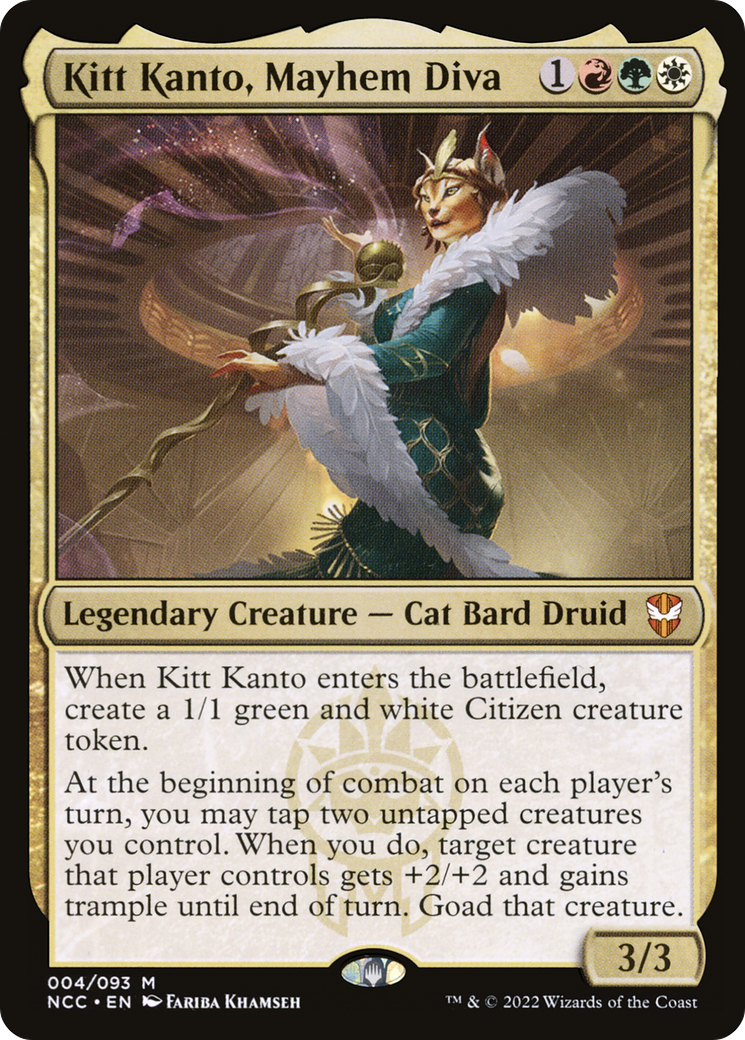 Image of Kitt Kanto, Mayhem Diva (NCC-004) - New Capenna Commander