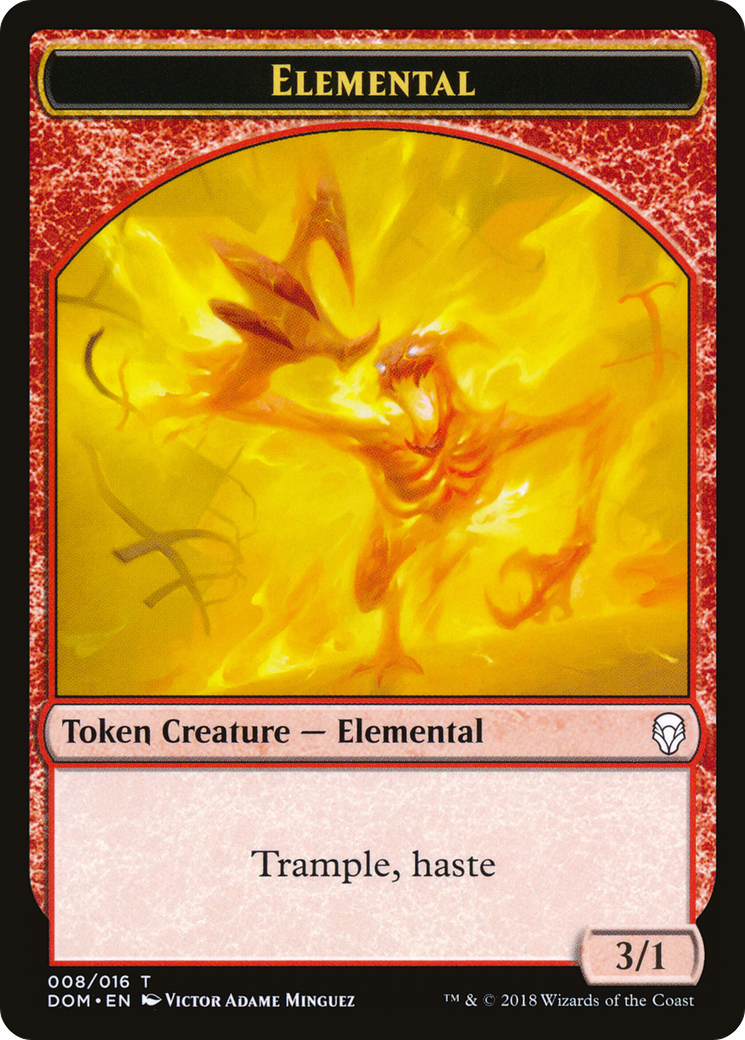 Image of Elemental Token (DOM-008) - Dominaria Tokens