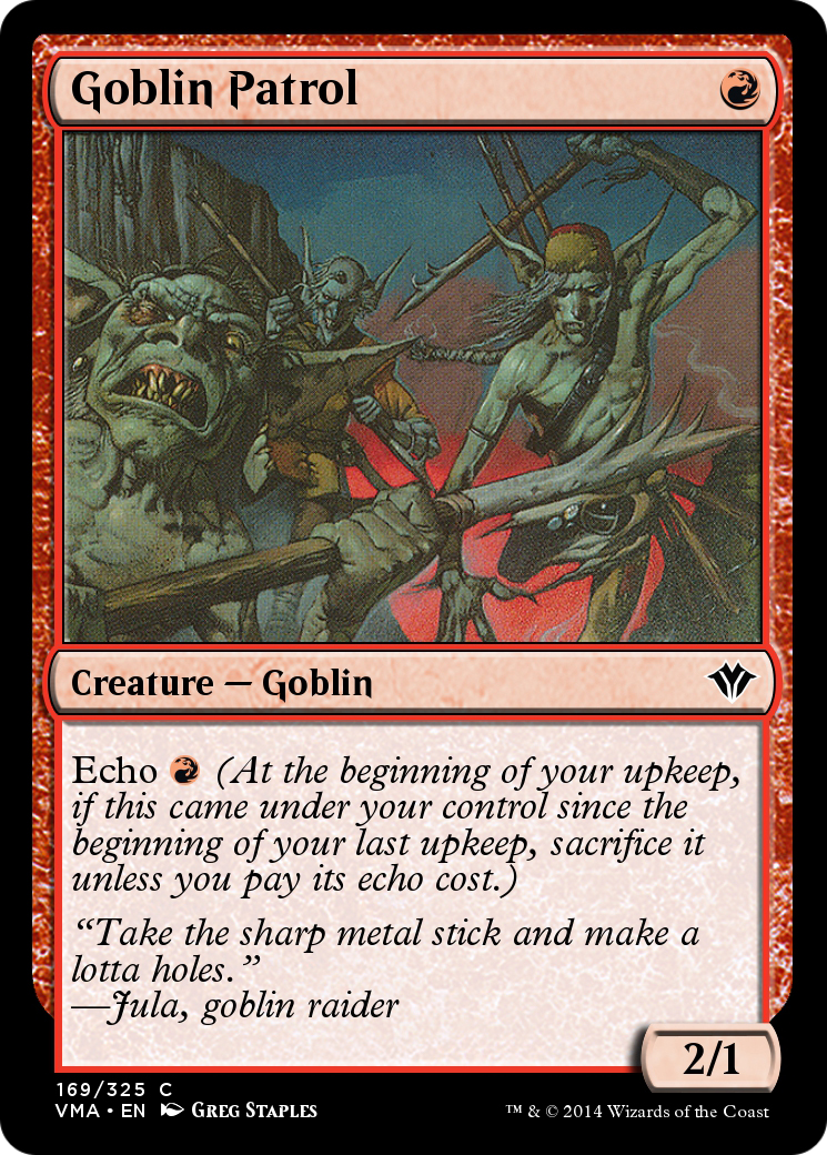 Image of Goblin Patrol (VMA-169) - Vintage Masters