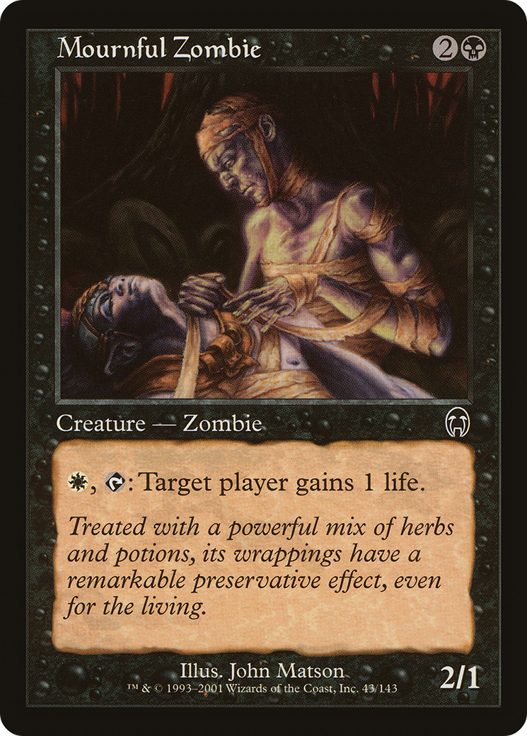 Image of Mournful Zombie (APC-043) - Apocalypse Foil
