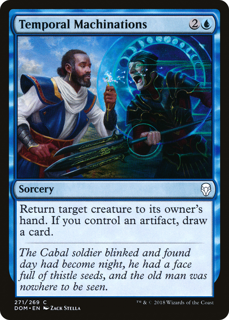 Image of Temporal Machinations (DOM-271) - Dominaria