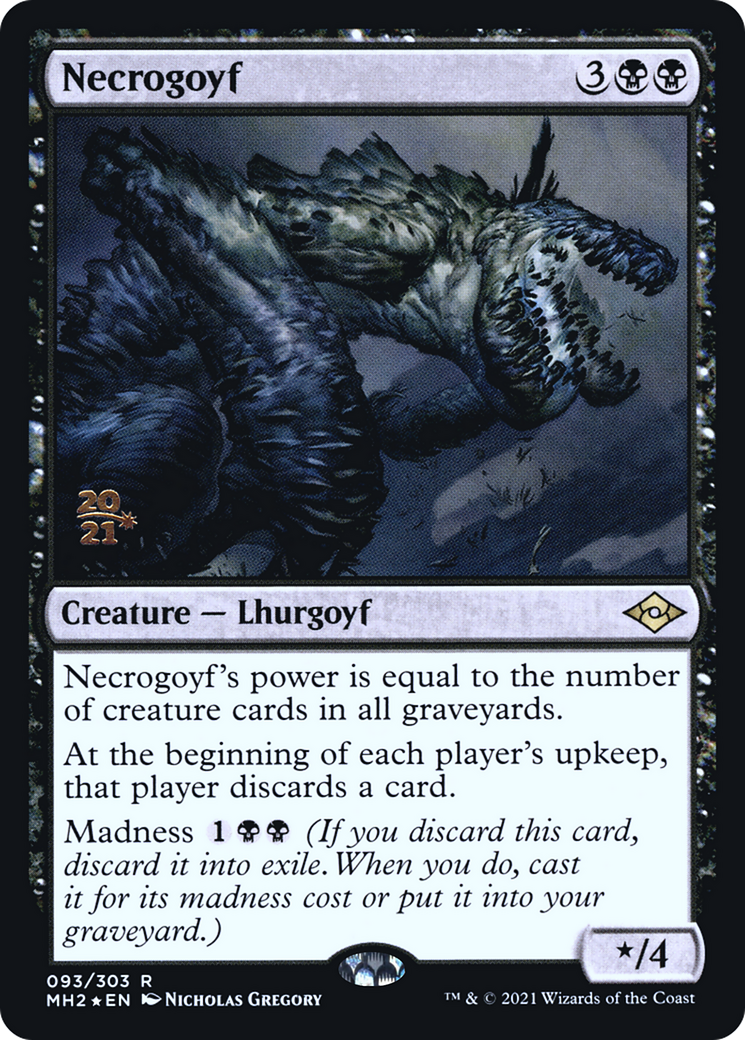 Image of Necrogoyf (PRE-93S) - Modern Horizons 2 Promos Foil