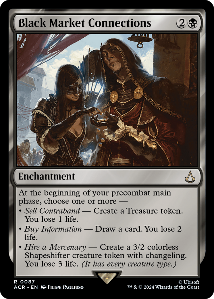 Image of Black Market Connections (ACR-087) - Assassin's Creed Foil