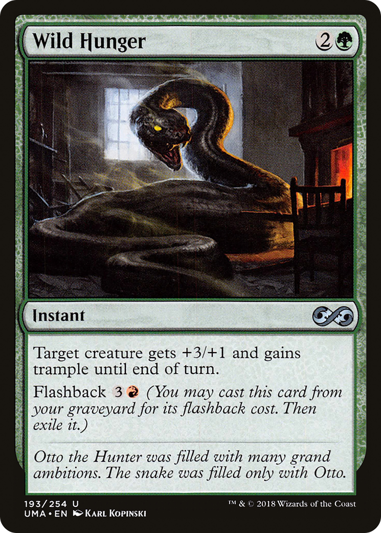Image of Wild Hunger (UMA-193) - Ultimate Masters Foil