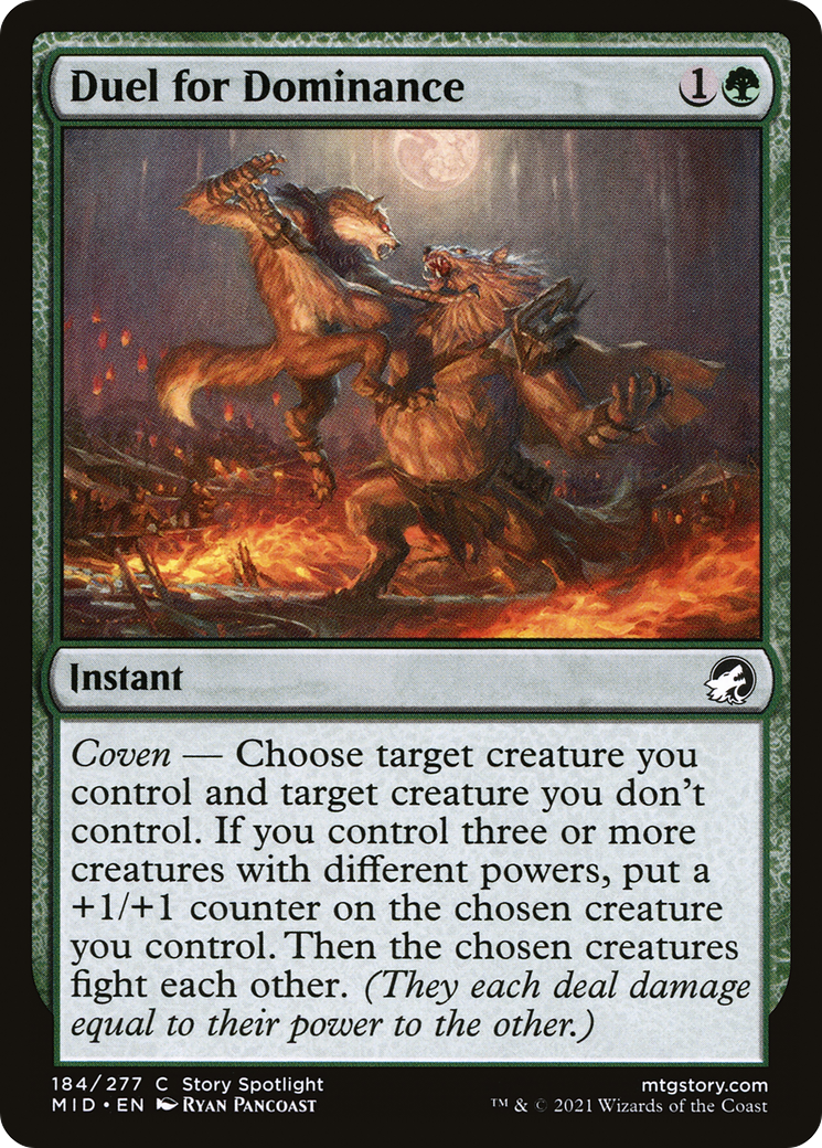 Image of Duel for Dominance (MID-184) - Innistrad: Midnight Hunt
