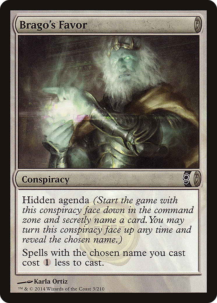 Image of Brago's Favor (CNS-003) - Conspiracy Foil