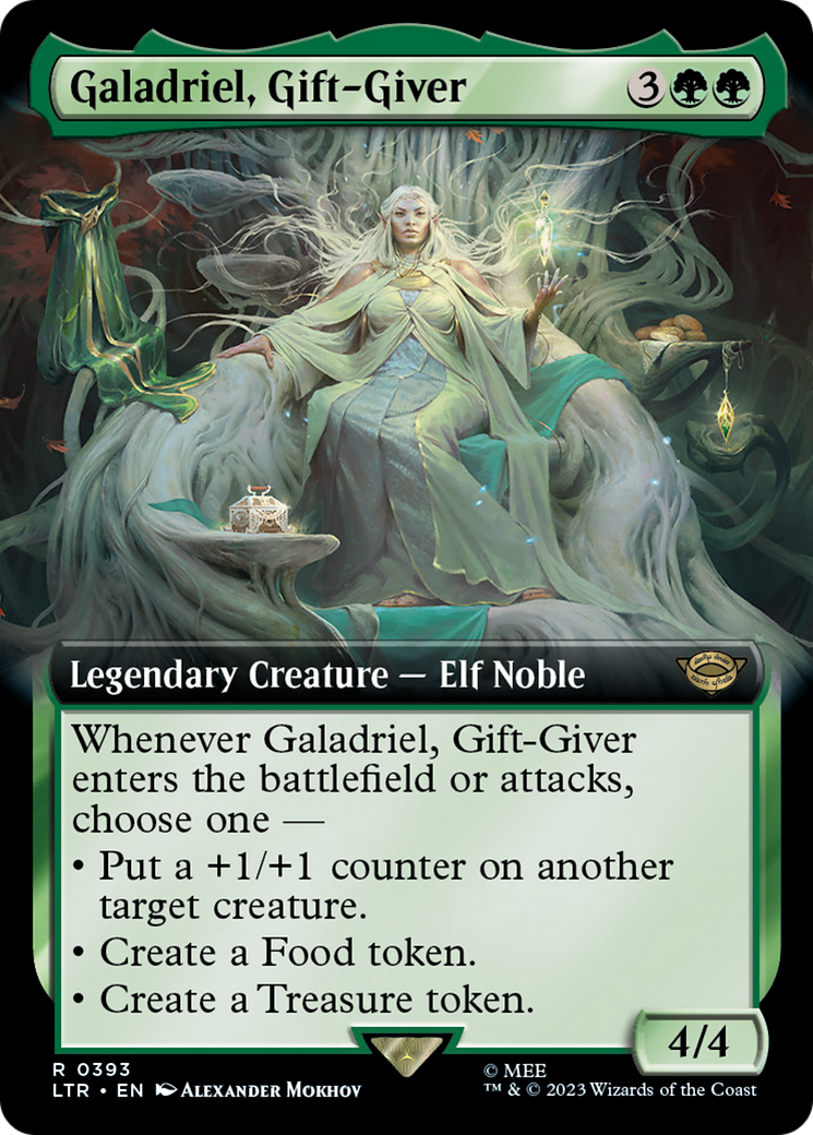 Image of Galadriel, Gift-Giver (Extended Art) (LTR-393) - The Lord of the Rings: Tales of Middle-earth: (Extended Art)