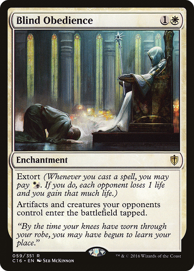 Image of Blind Obedience (C16-059) - Commander 2016