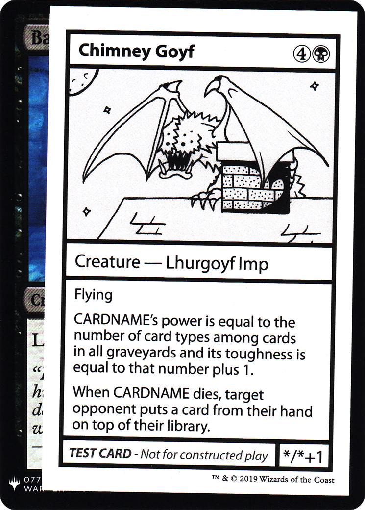 Image of Chimney Goyf (CMB1-038) - Mystery Booster Playtest Cards 2019